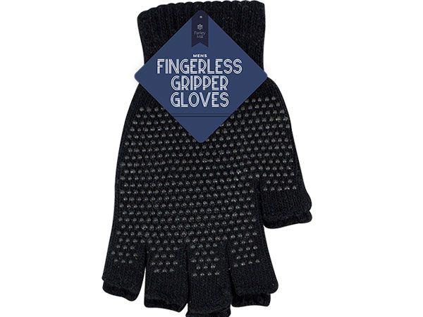 Farley Mill Mens Fingerless Gripper Gloves,